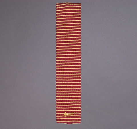 Flat Knit Stripe Tie