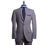 Grey Flannel Shadow Stripe Suit