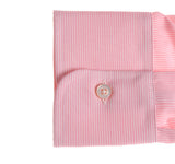 Narrow Pink & White Stripe Shirt