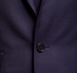 Navy Pin Dot Worsted Suit