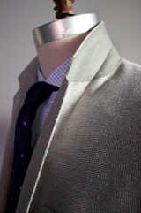 Textured Grey Summer Suit