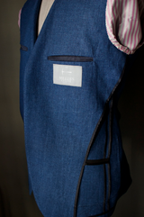 Lt. Blue Textured Linen Sportcoat