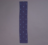 Flat Knit Dot Tie