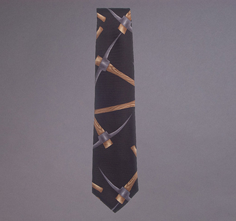 Printed Oversize Pick Axe Tie
