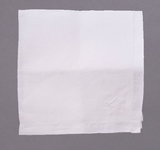 White Irish Linen Pocketsquare