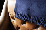 Navy Cashmere Scarf