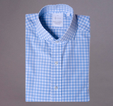 Gingham Blue and Blue
