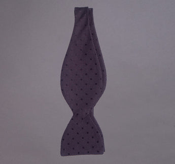 Woven Formal Multi-Dot Bow Tie