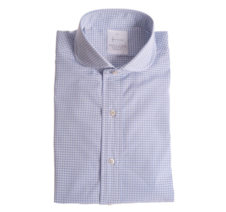 Mulit-Color Box Check Dress Shirt