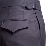 Dark Grey Twill Worsted Suit