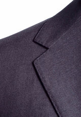 Dark Grey Twill Worsted Suit