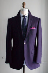 Navy Flannel Blazer