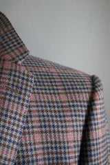 Guncheck Sportcoat in green with mauve windowpane