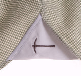 Milled Olive Houndstooth Button Down Sport Shirt