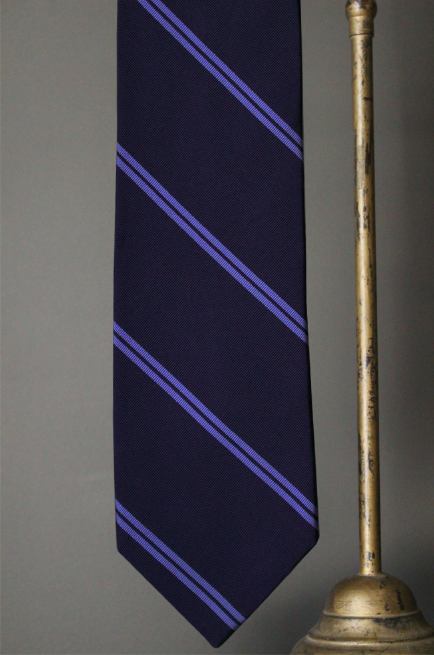 Woven Double Stripe Tie