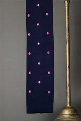 Flat Knit Dot Tie