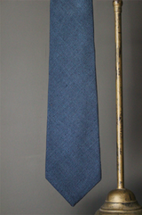 Matka raw silk tie, light blue