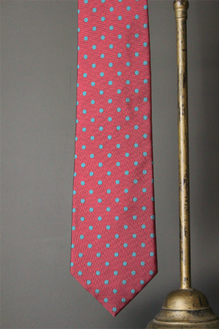 Woven Large Polka Dot Tie