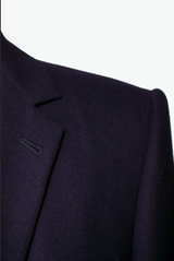 Navy Flannel Blazer