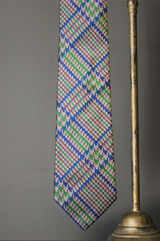 Oversize Glen Plaid Tie