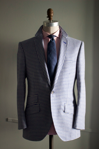 Shepherd Check Sportcoat in Royal Blue