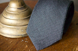 Printed Parquet Wool Challis Tie