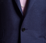 Navy Worsted Donegal Suit