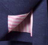 Navy Worsted Donegal Suit
