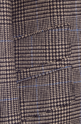 Glen Plaid Flannel with Blue Deco