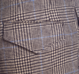 Glen Plaid Flannel with Blue Deco