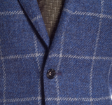 Dark Blue Tweed windowpane sportcoat