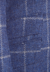 Dark Blue Tweed windowpane sportcoat