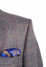 Dark Heather Green Windowpane Sportcoat