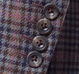 Guncheck Sportcoat in green with mauve windowpane