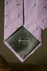 Woven Flower Bud Tie