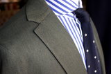 Green Cashmere Herringbone Sportcoat