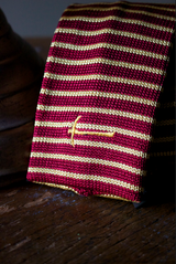 Flat Knit Stripe Tie