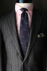 Charcoal Flannel Chalk Stripe Suit