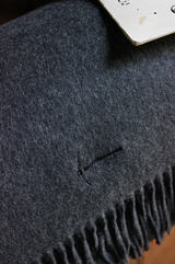 Charcoal Cashmere Scarf