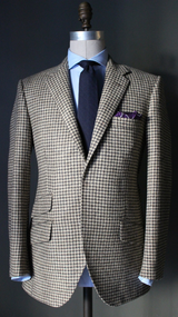 Tan/Brown Houndstooth Sport Coat