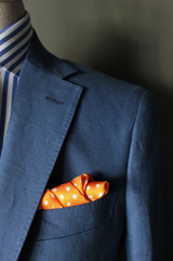 Unstructured Blueberry Linen Sport Coat