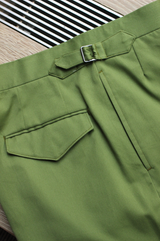 Green Cotton Drill Trouser