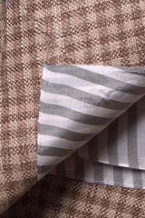 Brown and Tan Check Sportcoat