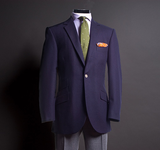 Navy Flannel Blazer