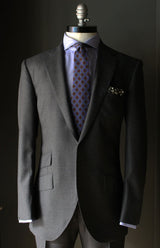 Charcoal Birdseye Suit