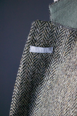 Unstructured Herringbone Tweed Sportcoat