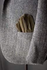 Unstructured Herringbone Tweed Sportcoat