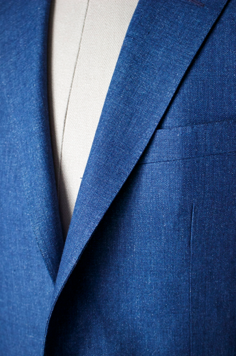 Lt. Blue Textured Linen Sportcoat