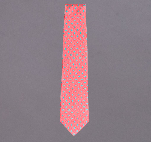 Woven Large Polka Dot Tie