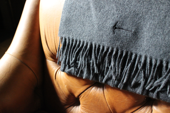 Charcoal Cashmere Scarf